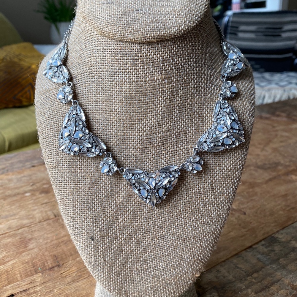 Crystal Stone Statement Necklace